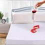 Imagem de Kit Com 2 Capa Protetor Colchão Casal Cama Box Impermeável Com Elástico Branco