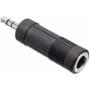 Imagem de Kit com 2 Conectores Plug de Aúdio e Microfone P2 Macho para P10 Fêmea It Blue