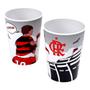 Imagem de Kit com 2 Copos do Flamengo Licenciado Oficial Infantil 320ml para Café Suco e Refri