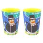 Imagem de Kit com 2 Copos Mundo Bita Infantil 320ml Estampado Bita Lila e Dan