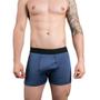 Imagem de Kit com 2 Cuecas Boxer Box Try Basics Microfibra Lisa Básica Casual Moda Masculina