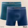 Imagem de Kit Com 2 Cuecas Boxer Em Microfibra Mash Sem Costura Masculina Box Confortavel Original