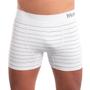 Imagem de KIT com 2 Cuecas modelo boxer lisa e listras em micromodal Mash