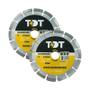 Imagem de Kit com 2 Discos Diamantado 9" Segmentado Tdt11217 - Thunder Tools