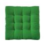 Imagem de Kit com 2 dois assentos de cadeira futon almofada verde bandeira