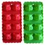 Imagem de Kit Com 2 Forminhas Coruja De Silicone Para Chocolates Gelo.