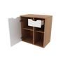 Imagem de Kit com 2 Gabinetes Suspensos para Banheiro 60cm