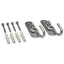 Kit Com 2 Ganchos Reforçados Para Rede C/ Parafusos E Buchas - Multidecor Imagem de Kit Com 2 Ganchos Reforçados Para Rede C/ Parafusos E Buchas