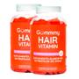 Imagem de Kit com 2 Gummy Hair Vitamin Melancia 60 Gomas cada