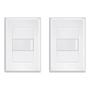 Imagem de Kit Com 2 Interruptor Simples 1 Tecla Fame 16A 250V Evidence Branco
