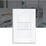 Imagem de Kit Com 2 Interruptor Simples 1 Tecla Fame 16A 250V Evidence Branco