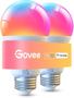 Imagem de Kit com 2 Lâmpadas Inteligentes Govee Wi-Fi - 1000LM - Multicolor