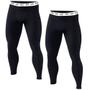 Imagem de Kit com 2 Leggings Masculinas Elasticidade Movimento Livre