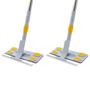 Imagem de Kit Com 2 Limpa Vidros MOP e Rodo Com Cabo Extensível Fácil Limpeza