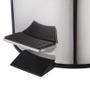 Imagem de Kit com 2 Lixeiras Inox 3 Litros