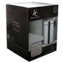 Imagem de Kit com 2 Lixeiras Inox 3 Litros