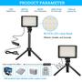 Imagem de Kit com 2 Luzes de Vídeo LED Ci-Fotto 5600K - Reguláveis com Tripé