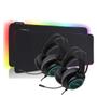 Imagem de Kit com 2 Mousepad RGB + 2 Headset RGB Gamer Prosmart
