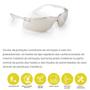 Imagem de Kit com 2 Óculos de Proteção SS5 Super Safety Incolor Anti-risco
