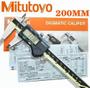 Imagem de kit com 2 Paquímetro Mitutoyo Digita Absolute 200mm Digimatic Cliper 