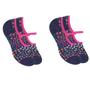 Imagem de Kit Com 2 Pares De Meias Femininas Selene Pilates Antiderrapante Com Viés