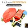 Imagem de Kit Com 2 Peças Completo Catraca + Cinta Amarração 5 Toneladas 9 Metros Rabicho J 