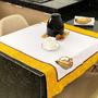 Imagem de Kit com 2 peças - Toalha de chá e pano de prato bordado patchwork Linha Café