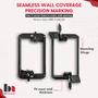 Imagem de Kit com 2 Placas de Parede para Gerenciamento de Cabos BestMounts