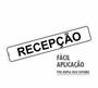 Imagem de Kit com 2 Placas de Sinalização Autoadesivas para Departamento de Recepção - Poliestireno