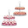 Imagem de Kit Com 2 Porta Doces Bolo Cupcakes Duplo