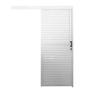 Imagem de Kit com 2 Portas de Alumínio de Correr Sobrepor 215x80cm Laminada Reversil Soft Plus Mgm