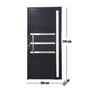 Imagem de Kit com 2 Portas Pivotante de Alumínio 210 X 100cm com Friso e Vidro Veneza Esquadrias Bergamo
