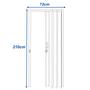 Imagem de Kit com 2 Portas Sanfonada de Pvc 210x72cm Bariri