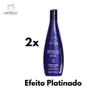 Imagem de Kit Com 2 Pós-shampoo - Miracle Platinum Clorofitum