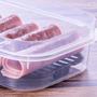 Imagem de Kit com 2 Potes Herméticos de 1L e 1.2L p/ Alimentos e Frios com Escorredor