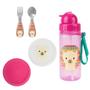 Imagem de Kit com 2 Pratos, Talheres e Garrafa Flip Zoo Lhama Skip Hop