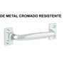 Imagem de Kit com 2 Puxador Alça De Metal Cromado 12cm