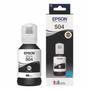 Imagem de Kit com 2 refil de tinta original epson 504 preto com  127ml cada