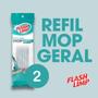 Imagem de Kit Com 2 Refil Para Mop Rodo Magico Limpeza Geral Plus Flash Limp