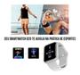 Imagem de Kit com 2 Relógio Inteligente SmartWatch iOS  Android Bluetooth Troca Pulseira Mult-Funções