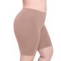 Imagem de Kit Com 2 Short Plus Size Feminino Modelador Sem Costura Com Fundilho Loba Antimicrobial Básico