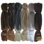 Imagem de KIT com 2 Super Jumbos Cherey Cor T1B/613 Preto/Loiro Claro 390g Para Tranças Box Braids Nagô Dread 60 cm Ombré