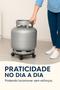 Imagem de Kit com 2 Suportes para Botijao de Gás com Rodinhas  Resistente, Prático e Reforçado