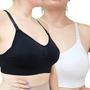 Imagem de Kit Com 2 Sutiã Amamentação Plus Size Reforçado Gestante Pós Parto Mãe