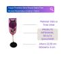 Imagem de Kit Com 2 Taças Pomba Gira Maria Mulambo Cristal Roxo 150 Ml