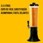 Imagem de Kit Com 2 Torres De Chopp Doutor Beer 3,5 Litros Com 2 Refil