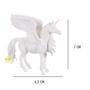 Imagem de kit com 2 unicornios para colorir com tinta de diversas cores inclusa