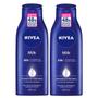 Imagem de Kit com 2 Unidades Creme Nivea Hidratante 400ml - Milk/Soft Milk