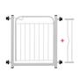 Imagem de Kit com 2 unidades Portão para Cachorros Grade Pet 69cm A 83cm Com Extensor de 10 Cm - BRANCO