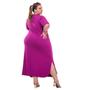 Imagem de Kit Com 2 Vestidos Longos Básico Moda Plus Size